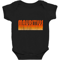 Vintage Grunge Style Mauritius T Shirt Baby Bodysuit | Artistshot