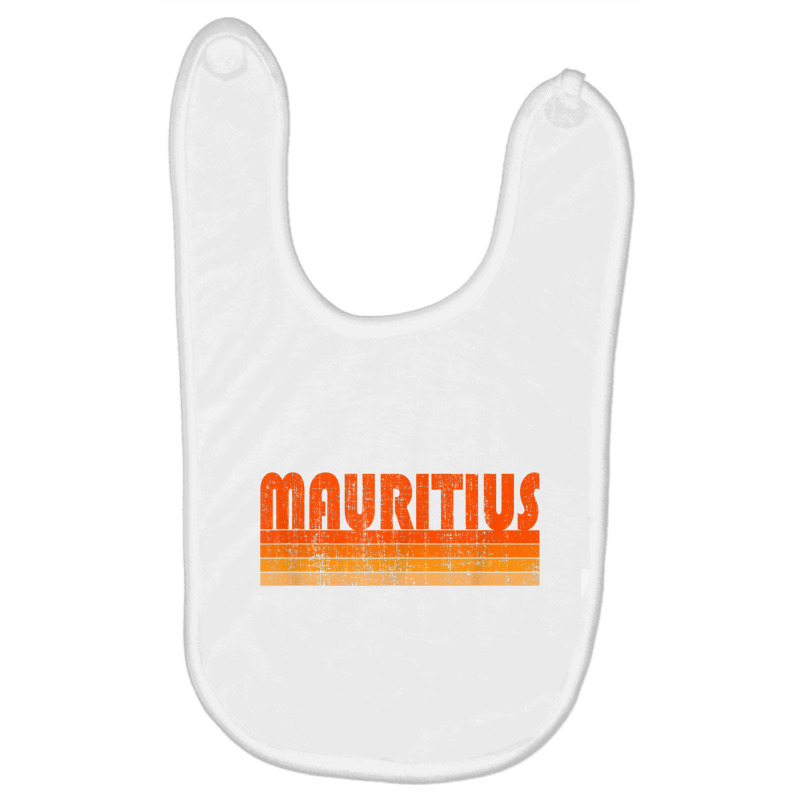 Vintage Grunge Style Mauritius T Shirt Baby Bibs by cm-arts | Artistshot