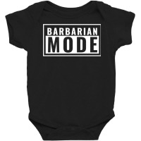 Barbarian Mode Pullover Hoodie Baby Bodysuit | Artistshot