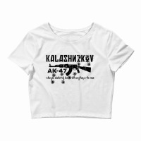 Ak47 Distressed   Ak 47 Crop Top | Artistshot