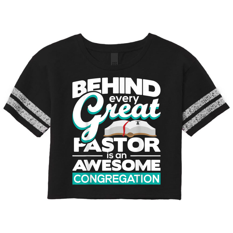 An Awesome Congregation   Pastor Preacher Minister T Shirt Scorecard Crop Tee by cm-arts | Artistshot