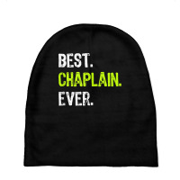 Best Chaplain Ever Tank Top Baby Beanies | Artistshot