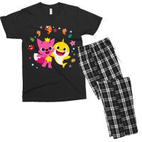 Pinkfong And Baby Shark Men's T-shirt Pajama Set | Artistshot