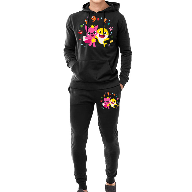 Pinkfong And Baby Shark Hoodie & Jogger set by trokeryth | Artistshot