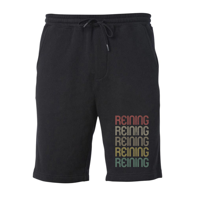 Retro Style Reining Design Fleece Short | Artistshot