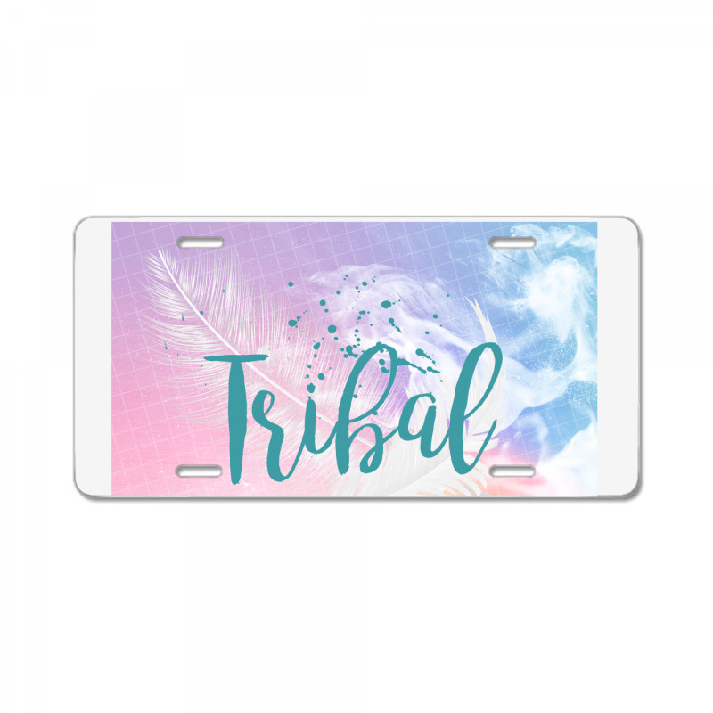 Tribal License Plate | Artistshot