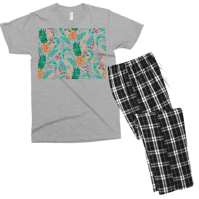 Pineapples  Shirt Tropical Pineapples   1407 Men's T-shirt Pajama Set | Artistshot