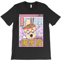 Instant Ramen Noodles Japanese Kawaii Vaporwave Anime Girl T-shirt | Artistshot