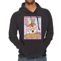 Instant Ramen Noodles Japanese Kawaii Vaporwave Anime Girl Vintage Hoodie | Artistshot