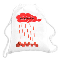 Mens Blood Rain Tank Top Drawstring Bags | Artistshot