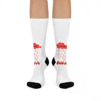 Mens Blood Rain Tank Top Crew Socks | Artistshot