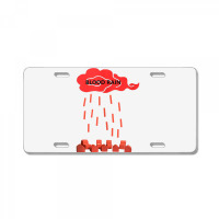 Mens Blood Rain Tank Top License Plate | Artistshot