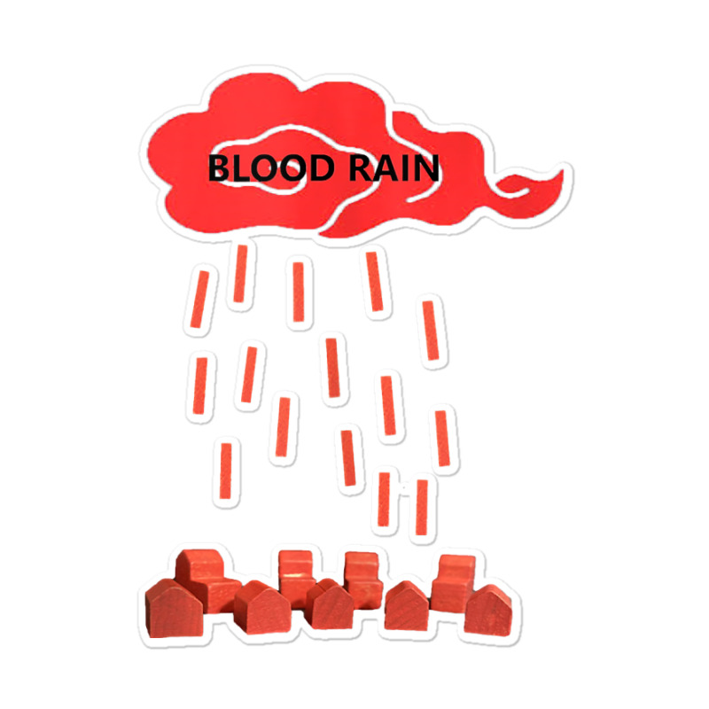 Mens Blood Rain Tank Top Sticker | Artistshot