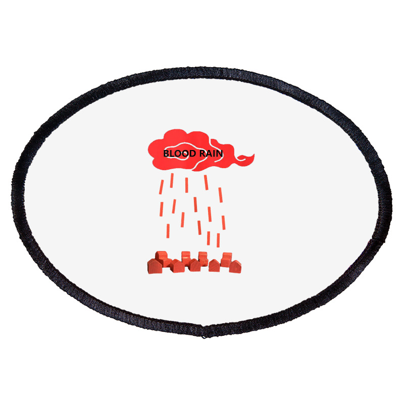 Mens Blood Rain Tank Top Oval Patch | Artistshot