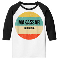 Makassar Indonesia T Shirt Youth 3/4 Sleeve | Artistshot