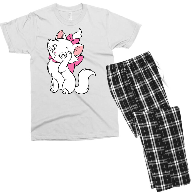 Marie Cat Men's T-shirt Pajama Set by kabasubrata | Artistshot