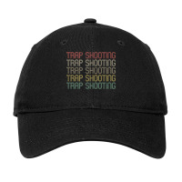 Retro Style Trap Shooting Design Adjustable Cap | Artistshot