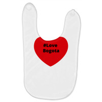 Love Bogota, Hashtag Heart, Love Bogota 2 Baby Bibs | Artistshot