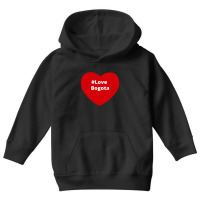 Love Bogota, Hashtag Heart, Love Bogota Youth Hoodie | Artistshot