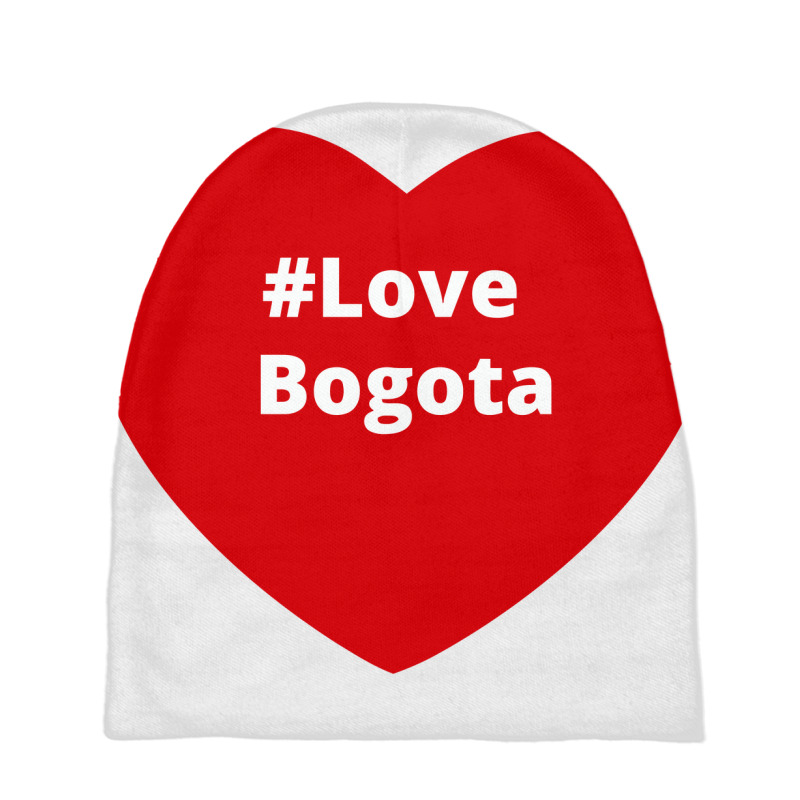 Love Bogota, Hashtag Heart, Love Bogota Baby Beanies by chillinxs | Artistshot