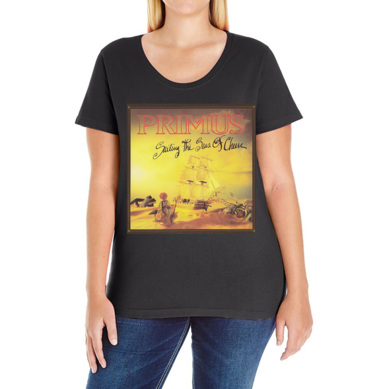 Sailing The Seas Of Cheese Ladies Curvy T-Shirt by cm-arts | Artistshot