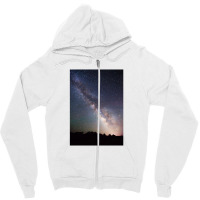 Milky Way On The Rocks Zipper Hoodie | Artistshot