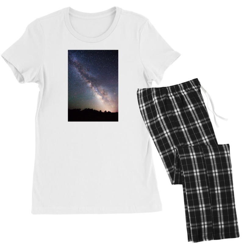 Milky Way On The Rocks Women's Pajamas Set by gloomychuu | Artistshot