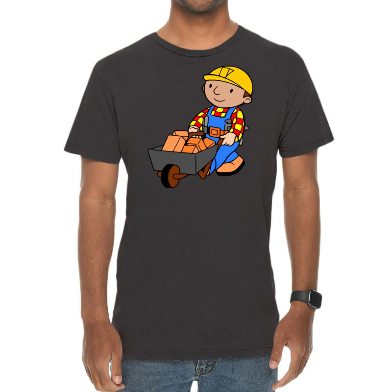 Bob The Builder Vintage T-Shirt by kabasubrata | Artistshot