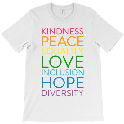Kindness Peace T-shirt Designed By Ngudud