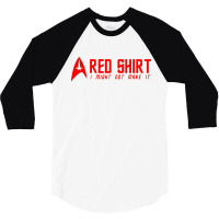 Red Shirt 3/4 Sleeve Shirt | Artistshot