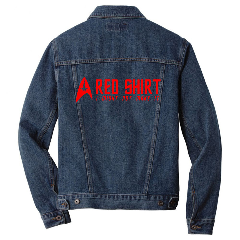 Red Shirt Men Denim Jacket | Artistshot