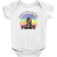 Positivity Please For Light Baby Bodysuit | Artistshot