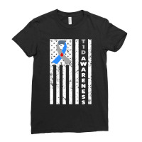 Type 1 Diabetes T1d Awareness Support Ribbon Ladies Fitted T-shirt | Artistshot