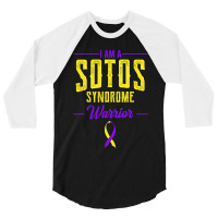 Sotos Syndrome Sotosdodge Warrior Cerebral Gigantism Gift 3/4 Sleeve Shirt | Artistshot