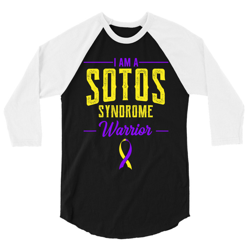 Sotos Syndrome Sotosdodge Warrior Cerebral Gigantism Gift 3/4 Sleeve Shirt by trokeryth | Artistshot