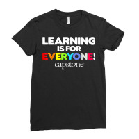 Learning Is For Everyone Capstone T Shirt Ladies Fitted T-shirt | Artistshot