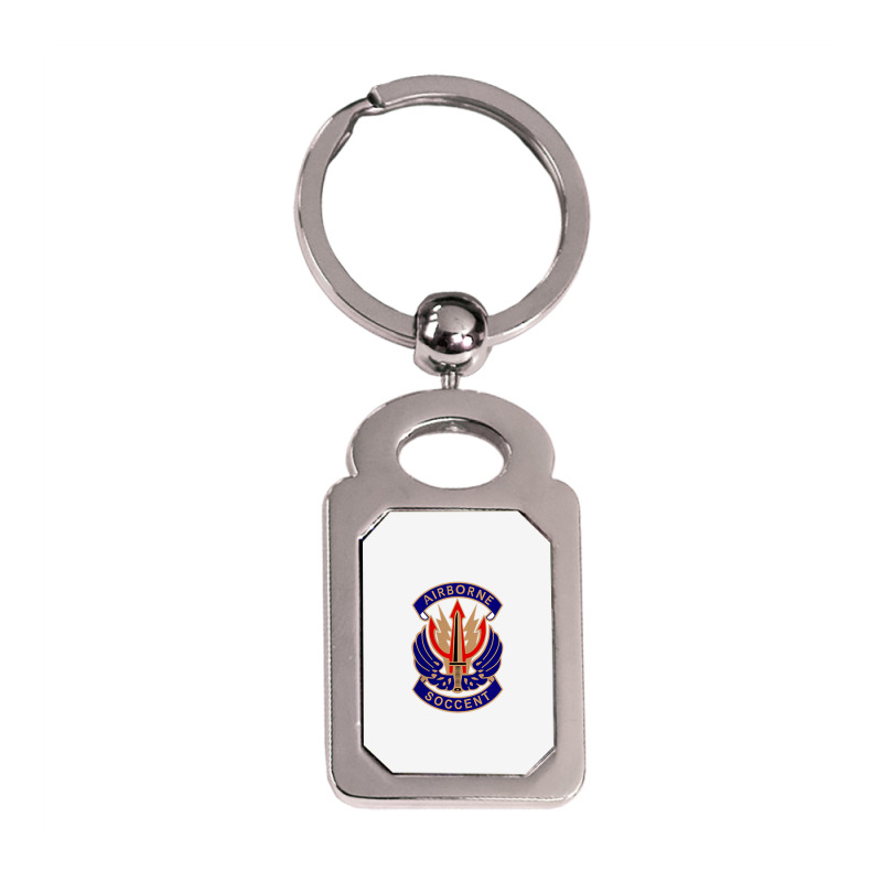 Special Operations Command Central (soccent) T Shirt Silver Rectangle Keychain | Artistshot