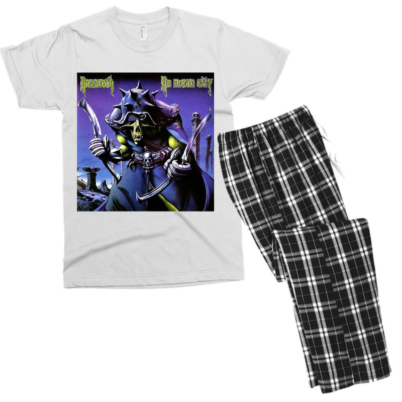 Nazareth No Mean City Active Men's T-shirt Pajama Set by cm-arts | Artistshot