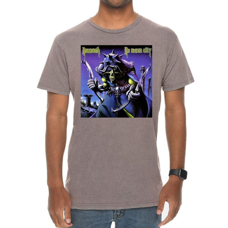 Nazareth No Mean City Active Vintage T-Shirt by cm-arts | Artistshot