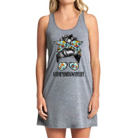 Coal Miners Wife Life Messy Bun Hair T Shirt Tank Dress | Artistshot