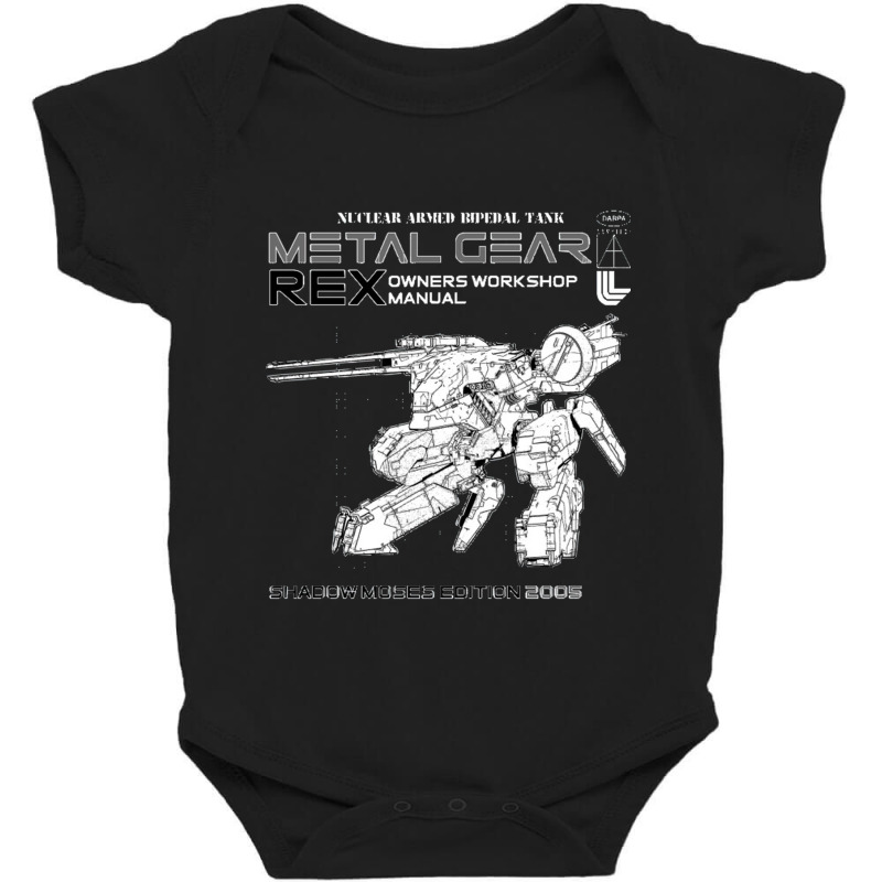 Metal Gear Rex Manual Baby Bodysuit by Ha Thu | Artistshot