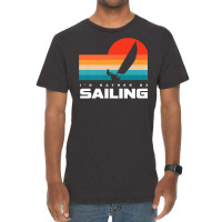 I'd Rather Be Sailing Apparel   Sail Boat Sailing Premium T Shirt Vintage T-shirt | Artistshot