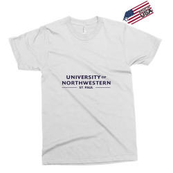 university of northwestern st paul wordmark Exclusive T-shirt | Artistshot
