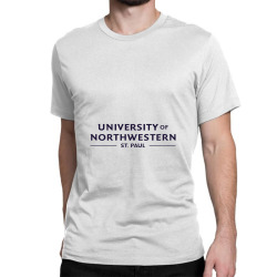 university of northwestern st paul wordmark Classic T-shirt | Artistshot