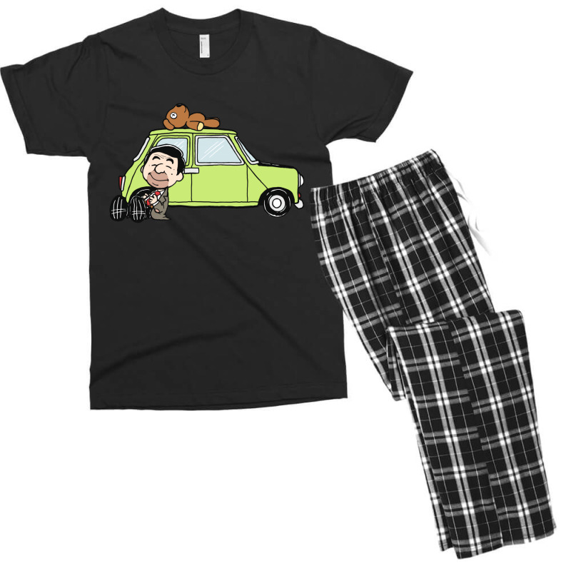 Funny Gift Cartoon Character Call Me Men's T-shirt Pajama Set | Artistshot