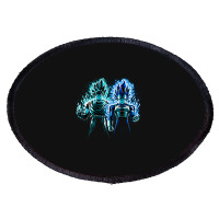 Blue God Warriors Oval Patch | Artistshot