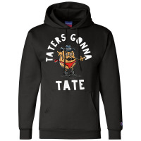 Mustache Cowboy Potato Taters Gonna Tate Funny Tate Tot Food Champion Hoodie | Artistshot