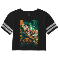 Broly Vs Goku Scorecard Crop Tee | Artistshot