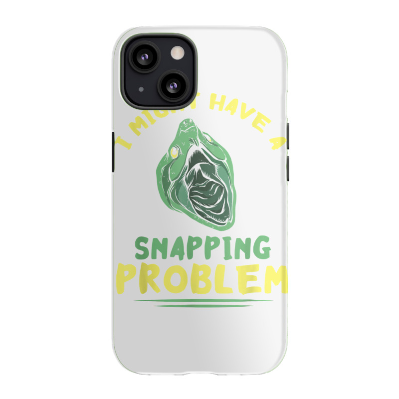 Snapping Problem Snapping Turtle Reptile Lover Sea Animal T Shirt Iphone 13 Case | Artistshot