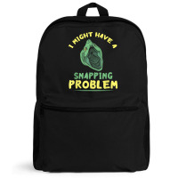 Snapping Problem Snapping Turtle Reptile Lover Sea Animal T Shirt Backpack | Artistshot